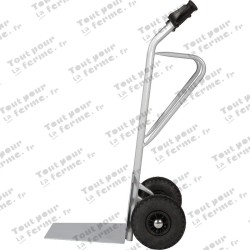 Diable de chantier, 350 kg, roue gonflab