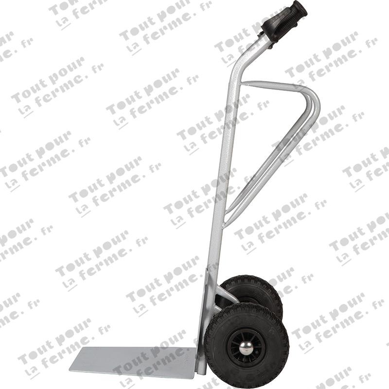 Diable de chantier, 350 kg, roue gonflab