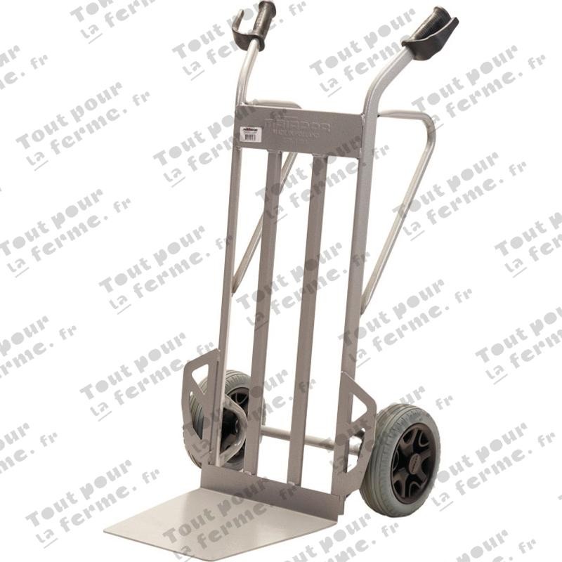Diable de chantier, 350 kg, roue gonflab