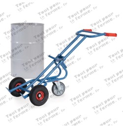 Chariot pour futs 1072 avec roue d’appui