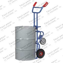 Chariot pour futs 1072 avec roue d’appui