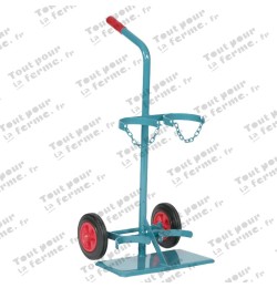 Chariot pour bouteilles en acier