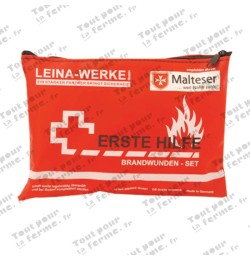 Trousse de premiers secours pour brulures