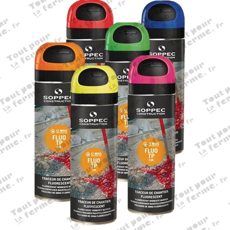 Spray de marquage de chantier Fluo TP