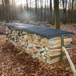 Protection pour bois à bruler